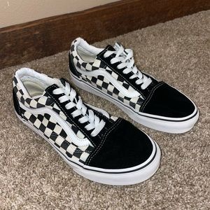 VANS Checkered Old Skool Black & White Shoes SIZE-Women’s 7.5 Men’s 6